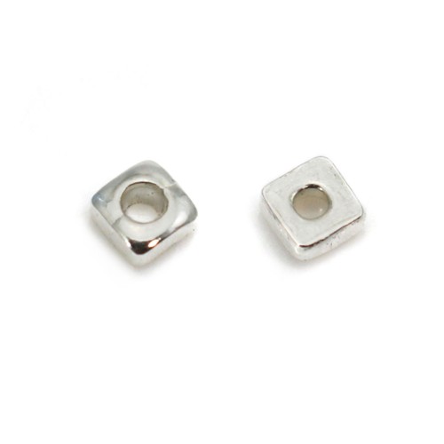 Zwischenlage runde quadratische Scheibe 1.7mm - Silber 925 x 30St