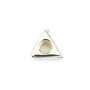Perle Intercalaire triangle 3mm Argent 925 x 10pcs