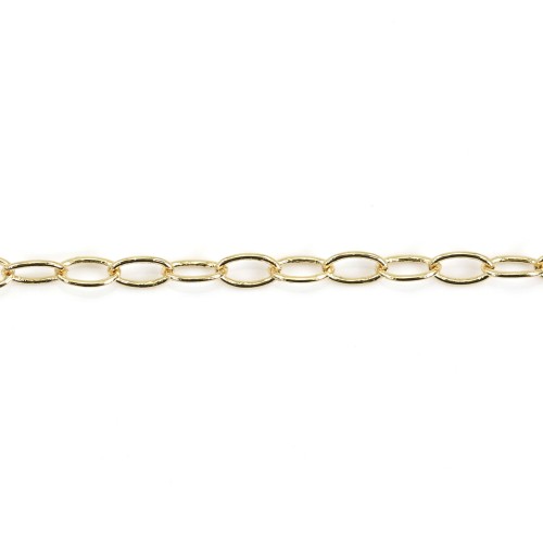 Oval chain golden flash 2x2.5mm x 1M