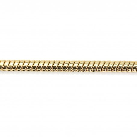 Snake chain golden flash 1mm x 1M