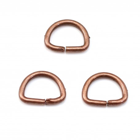 Half round copper ring 6 * 8.5mm x 8g