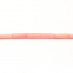 Bambú marino, tono rosa, tubo, 3x10mm x 40cm