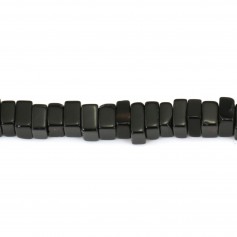 Onyx black, round square, 2.5x4.5mm x 40cm