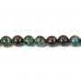 Chrysocolle rond 8mm x 40cm