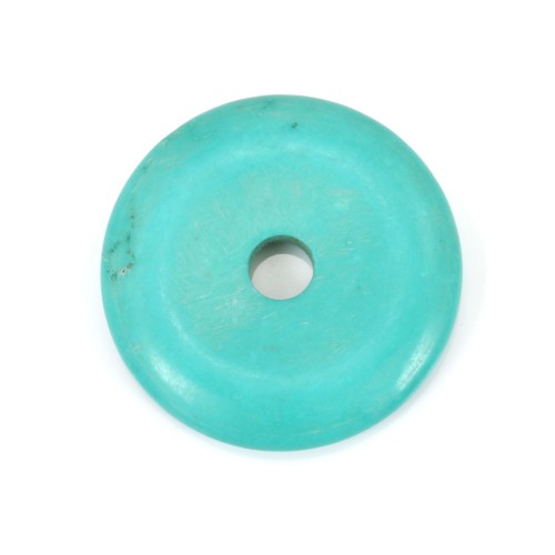 Donut Turquoise naturelle 50mm x 1pc