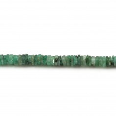 Smaragd runde Heishi 5-6mm x 41cm