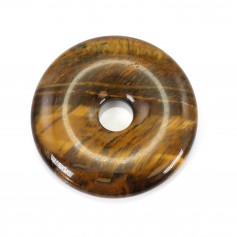 Oeil de tigre, en forme de donut, 40 * 8mm x 1pc