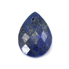 Lapislazzuli, forma di goccia sfaccettata 13 * 18 mm x 1 pezzo
