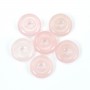 Rose quartz donut 30mmx6mmx4.8mm