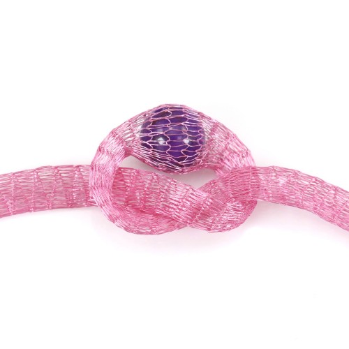 Schlauchförmiges Netz 6mm rosa x 91.4cm