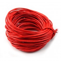 Fil leather rouge 3.0mm x 1m