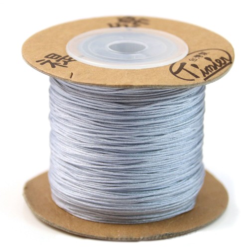 Light grey polyester thread 0.5 mm x 180 m