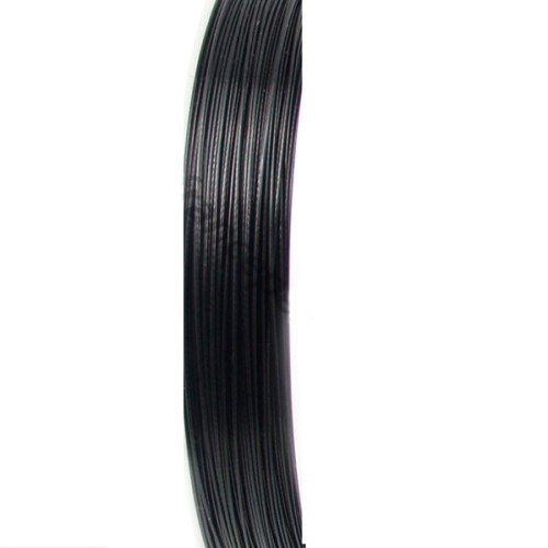 Cable negro de 0,30 mm x 100 m