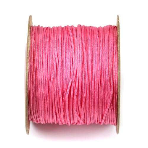 Fluorescent pink polyester thread 0.8mm x 100 m