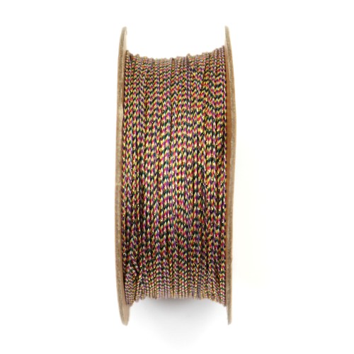 Golden multicolor thread polyester 0.4mm x 110 m