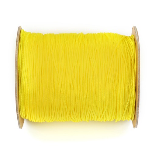 Polyester thread, measuring 1mm in yellow color x 250m