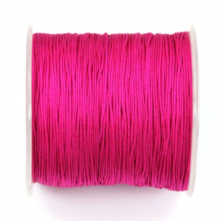 Fluorescent pink thread polyester 0.8mm x 100 m