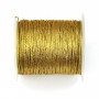 Fil polyester doré torsadé 0.3mm x 150m