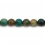 Chrysocolle rond 10mm x 39cm