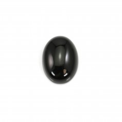 Cabochon Obsidienne ovale 13x18mm x 1pc