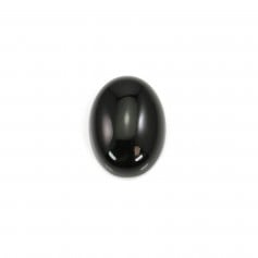 Oval Obsidian Cabochon 13x18mm x 1pc