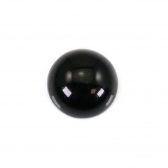 Round Obsidian cabochon 8mm x 2pcs