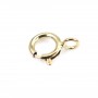 Fermoir à Ressort Gold Filled 5mm - anneau fermé x 2pcs