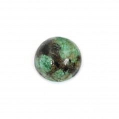Round African Turquoise Cabochon 5mm x 2pcs