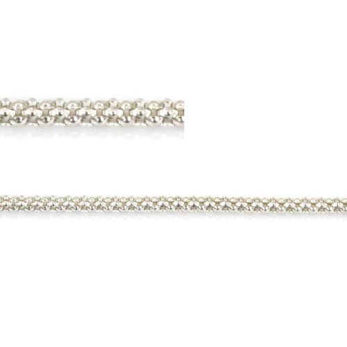 925 sterling silver serpent chain 1.6mm x 50cm