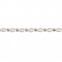 925 sterling silver oval chain 1.7x2.6mm x 50cm