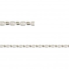 Silver chain 925 oval 0.85x1.65mm x 50cm