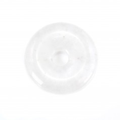Ciambella di cristallo di rocca 14 mm x 1 pz