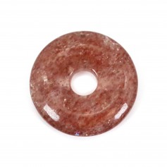 Donut Quartz Fraise 20mm x 1pc