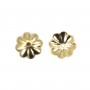 14k gold filled flower shaped "cup" for bead 4mm x 10pcs