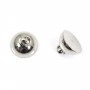 Magnetic clasp of round shape, steel, measuring 10mm x 1pc