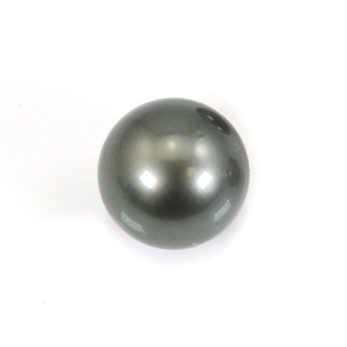 Perla coltivata di Tahiti, rotonda, 12,5-13 mm, B x 1 pz