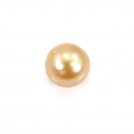 Perla dei Mari del Sud, oro, rotonda, 10-10,5 mm x 1 pz