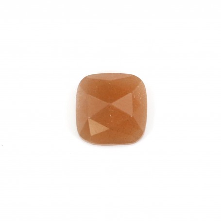 Cabochon Gemstone square faceted sun 9mm x 1pc