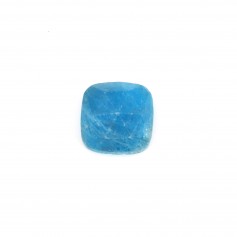 Apatite square faceted cabochon 9mm x 1pc