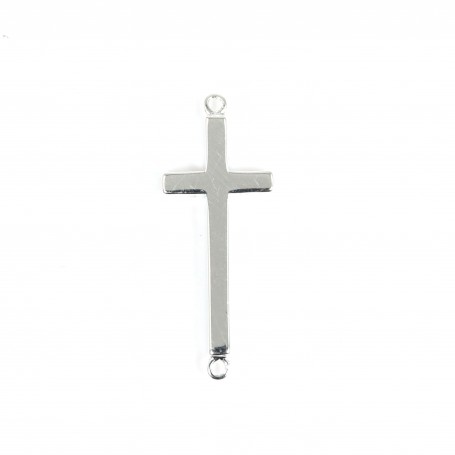 Spacer cross 8x23mm - Silver 925 x 1pc