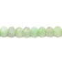 Green opal faceted rondelle 2x3mm x 40cm