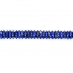 Lapis lazuli rondelle 6mm x 8 pcs