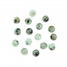 Round African Turquoise Cabochon 3mm x 2pcs