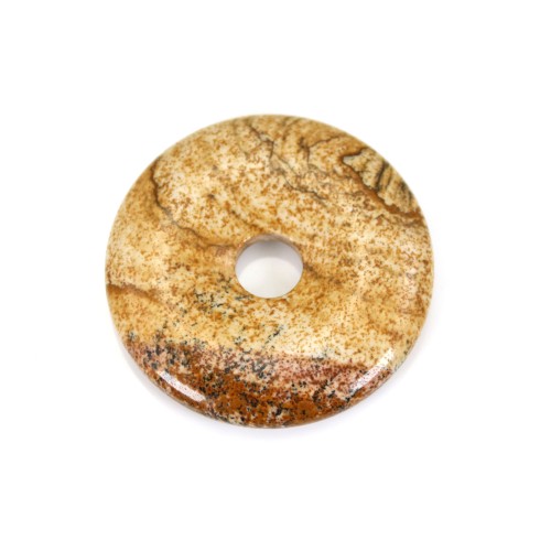 Donut Jaspe Paysage 50mm x 1pc