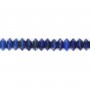 Lapis Lazuli abacus roundel 1x2.5mm x 40cm