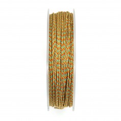 Yellow multicolor polyester thread 0.9mm x 30m
