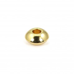 Pearl washer 3x6mm - Stainless steel 304 gold plated x 4pcs