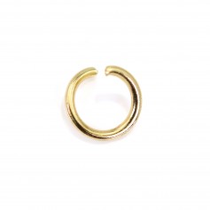Open jump ring 5x0.7mm - Stainless steel 304 gold plated x 10pcs