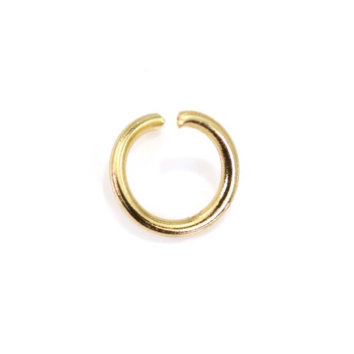 Open jump ring 4x0.6mm - Stainless steel 304 gold-plated x 20pcs
