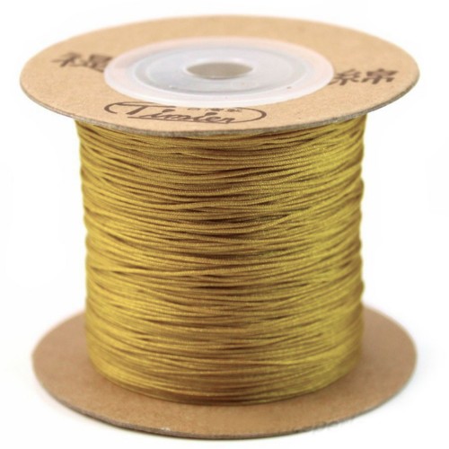Golden polyester thread 0.5 mm x 180 m